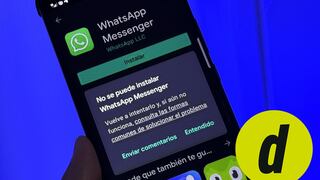Por qué no puedo instalar WhatsApp: solución