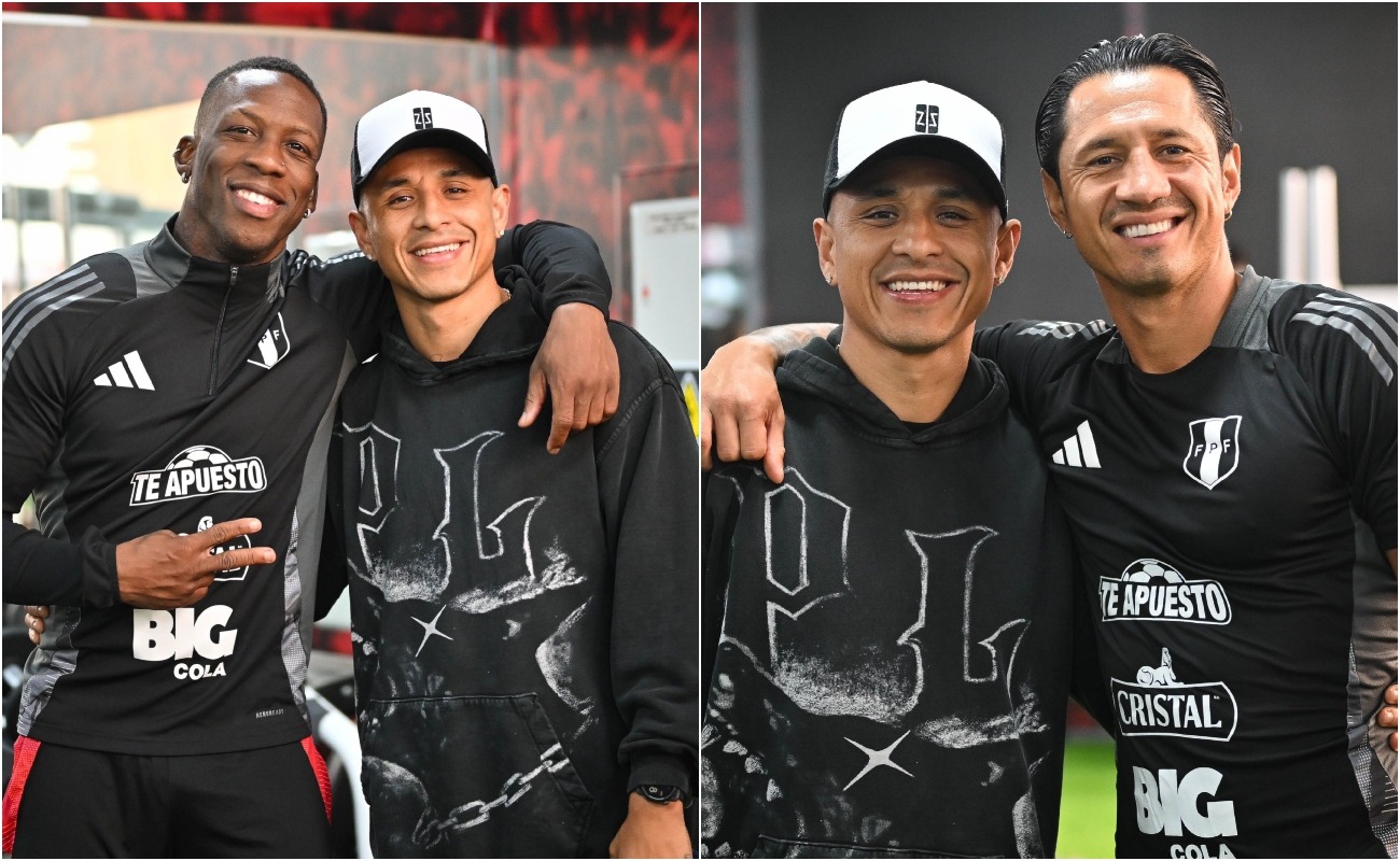 Yoshimar Yotún visitó la concentración de la Selección Peruana. (Fotos: FPF)