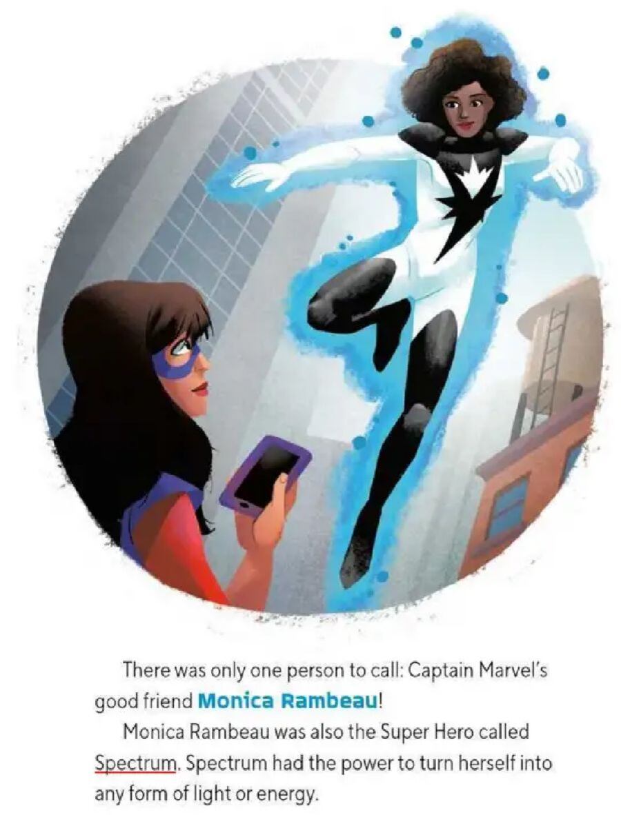 Filtración del apodo de Monica como Spectrum