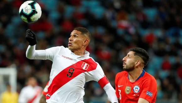 Tras jugar en el partido entre Perú y Chile, Paolo registró la participación en su sexta edición de Copa América. (Foto: AFP)