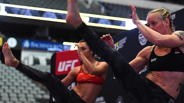 Todo un show: hermanas Shevchenko presentaron coreografía en la previa del UFC 228 [VIDEO]