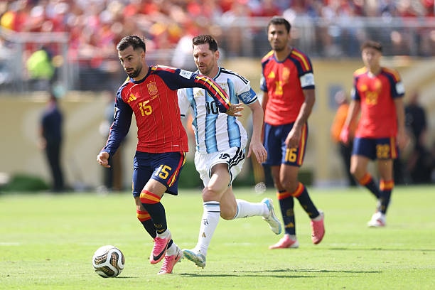 Argentina vs. España. (Foto: Getty Images)