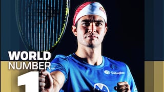 ¡Confirmado! Diego Elías será el N°1 del ranking mundial de Squash