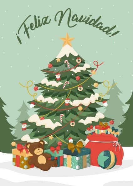 Imágenes de Feliz Navidad para compartir en tus redes sociales (Foto: Pinterest).