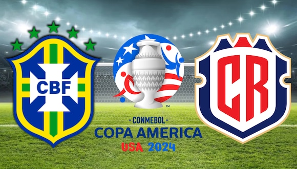 Revisa toda la información del encuentro entre Brasil y Costa Rica por la primera jornada de la Copa América. (Foto: Composición Mix)
