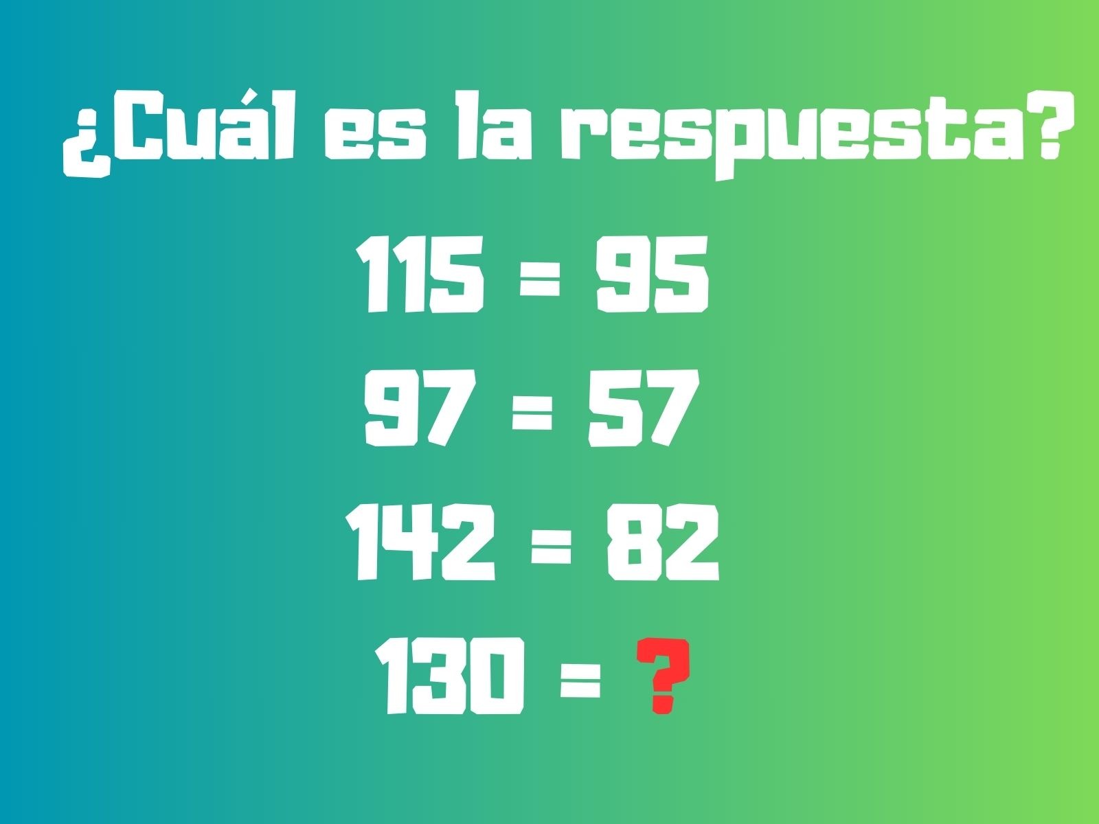 RETO MATEMÁTICO | No te confíes. Muchos fallaron en su primer intento.