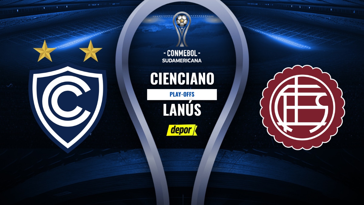 Cienciano vs. Lanús por Copa Sudamericana. (Diseño: Depor)