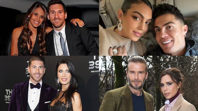 Como Messi y Antonella: las 15 parejas más populares del fútbol mundial  