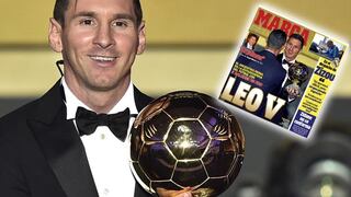 Lionel Messi: prensa española rendida a sus pies con quinto Balón de Oro