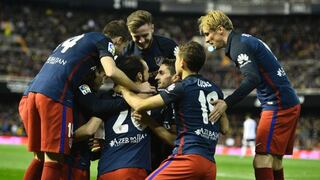 Atlético Madrid ganó 3-1 Valencia y no se despega de Barcelona en Liga BBVA