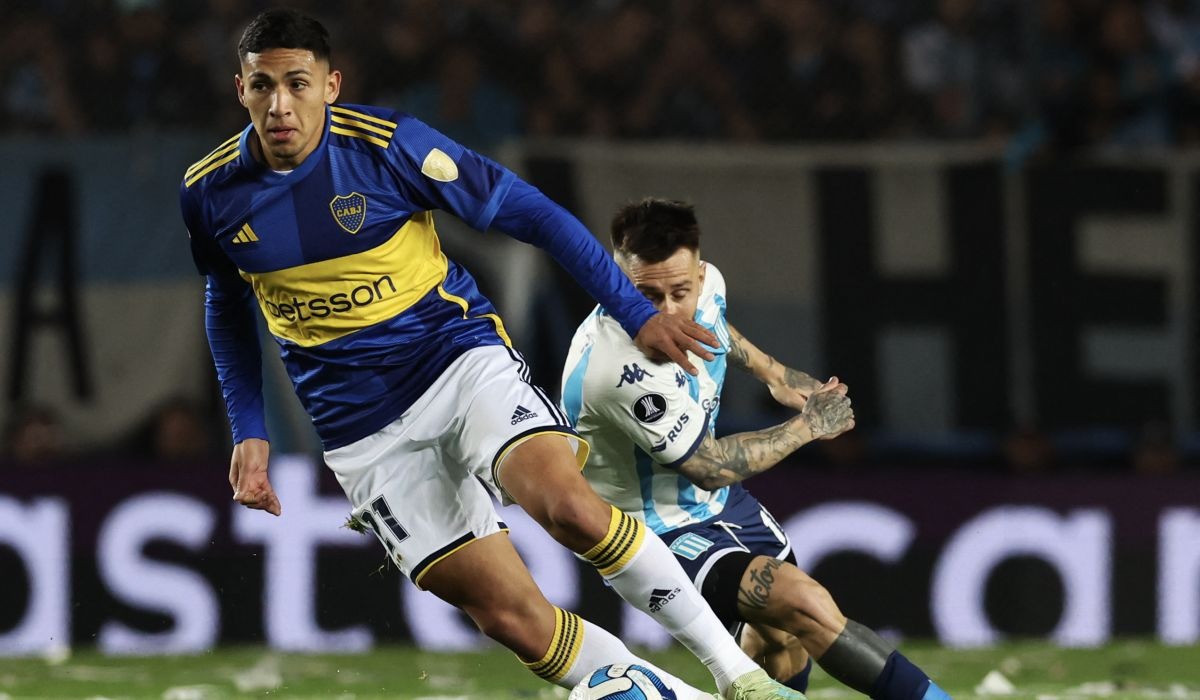Racing vs. Boca en partido por Copa Libertadores 2023. (Foto: AFP)