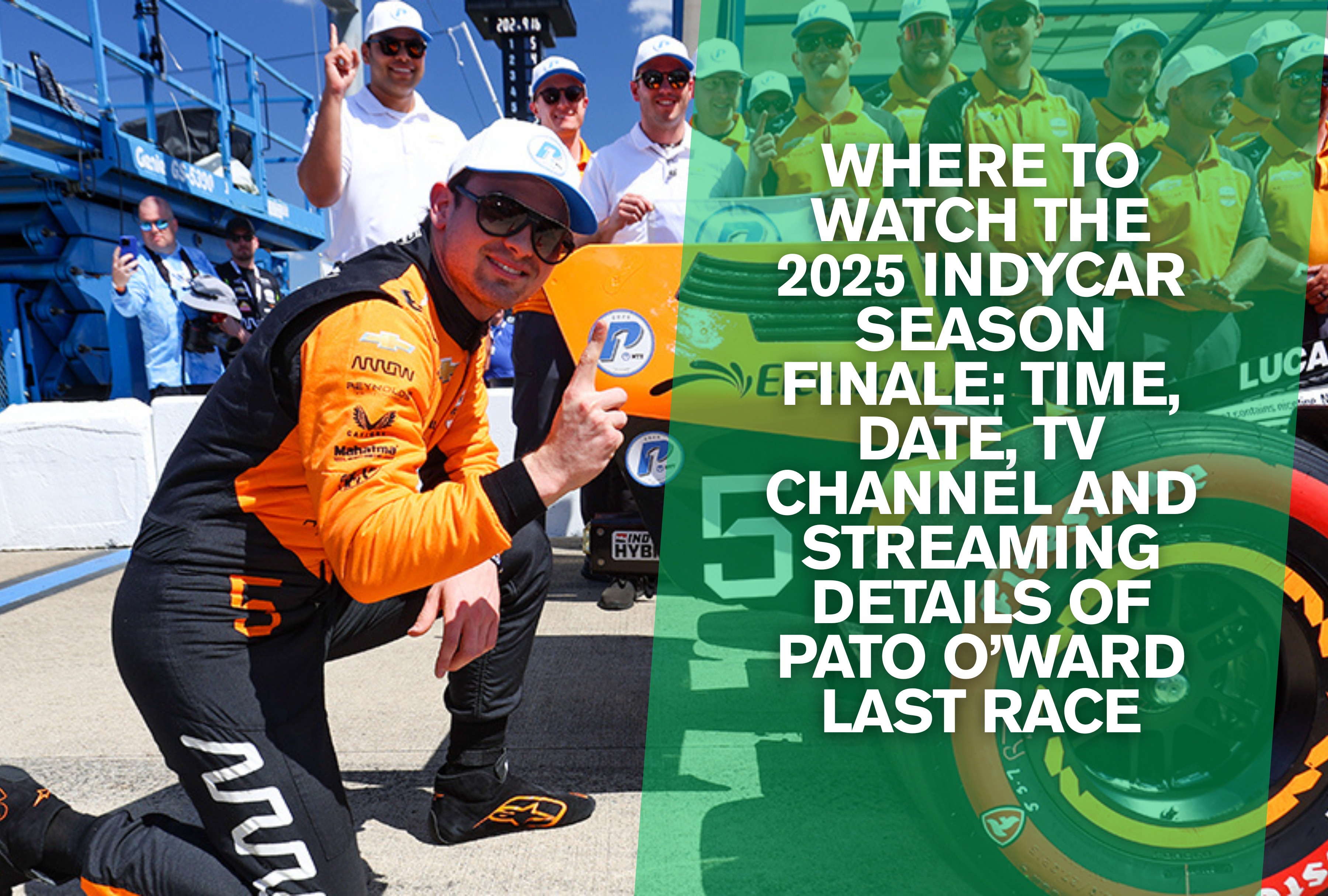 The 2025 IndyCar season is coming to an end: all the details to watch Pato O'Ward's decisive race. | Photo by indycar.com / Depor