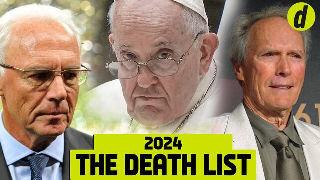 The Death List 2024: conoce quiénes son los famosos que podrían morir este año
