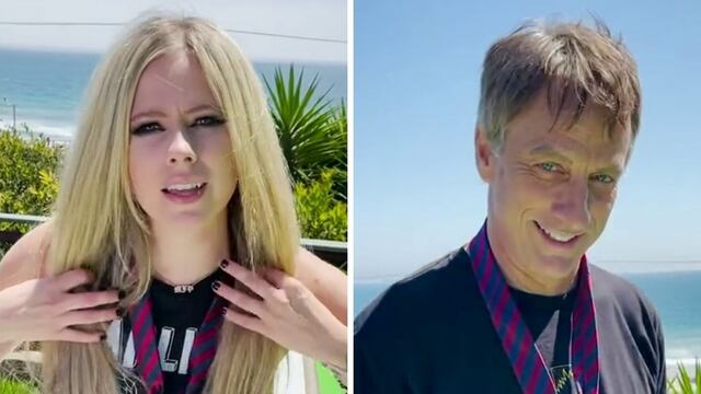 Avril Lavigne ‘recluta’ a Tony Hawk para su primer video en TikTok