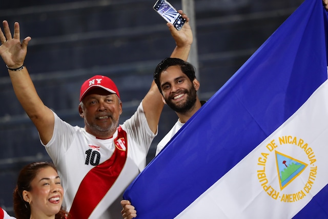 Cientos de hinchas de la Selección Peruana se congregaron en Matute para el duelo ante Nicaragua. (Foto: Jesús Saucedo / @photo.gec)
