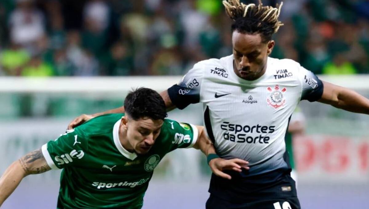 André Carrillo tuvo una discreta actuación ante Palmeiras. (Foto: Corinthians)