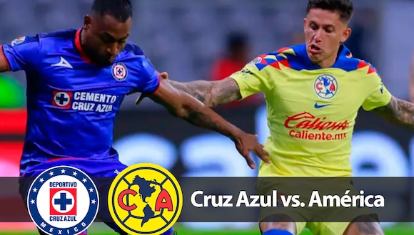 La Final de ida entre Cruz Azul vs. América se juega este 23 de mayo desde las 20:00 horas (CDMX) en Ciudad de los Deportes y con transmisión vía TV Azteca Deportes. (Foto: AFP/Composición Mix)