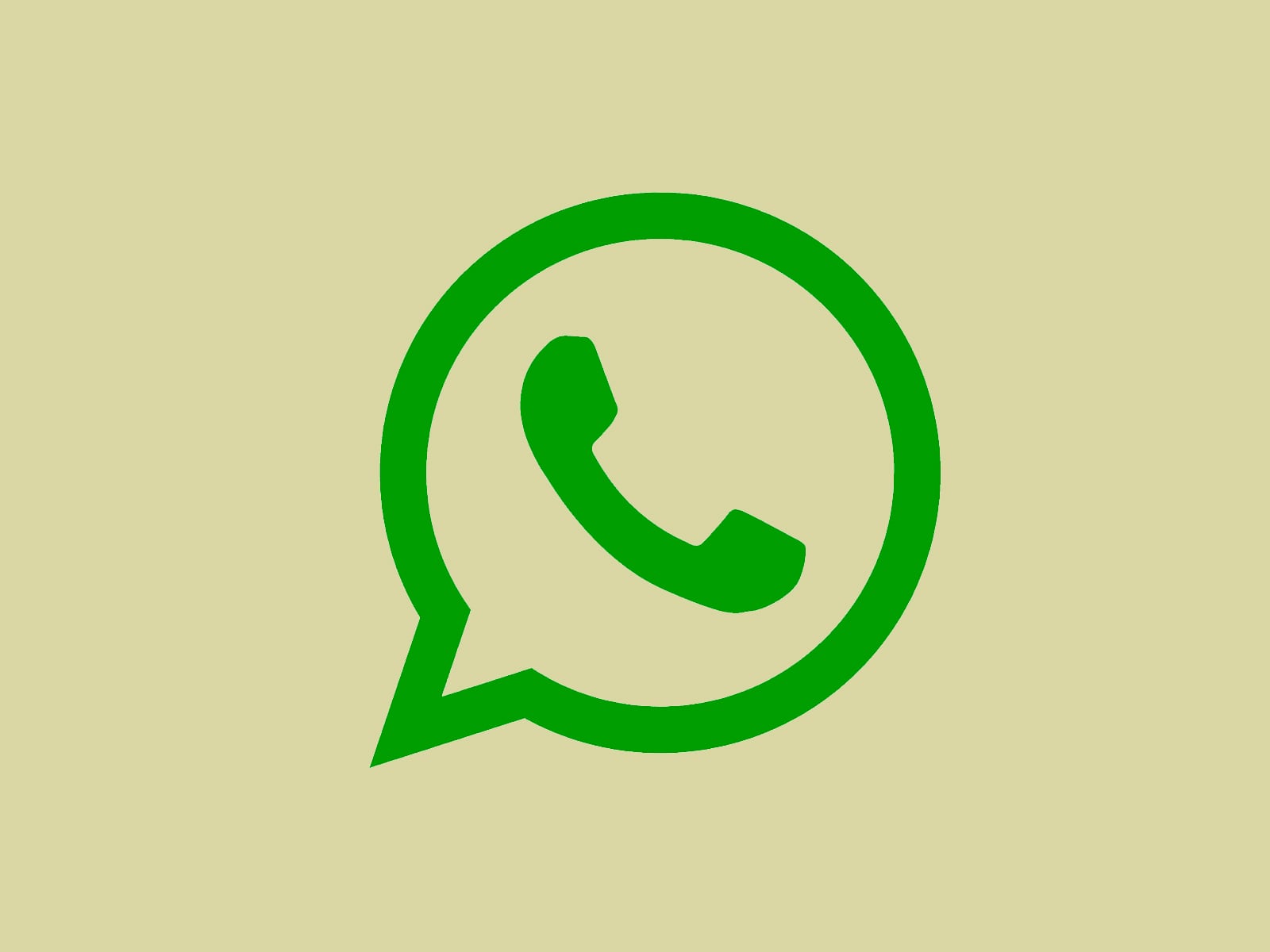 WHATSAPP | Así es el nuevo ícono minimalista de WhatsApp. Solo contiene los bordes en color verde. Lo mismo sucede en WhatsApp Web. (Foto: Composición)