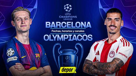 Barcelona vs. Olympiacos por la Champions League: fecha, horario y canal de televisión de hoy