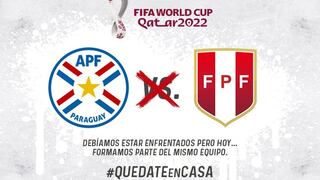 Hoy se jugaba el partido por las Eliminatorias: Perú y Paraguay intercambiaron mensajes en Twitter