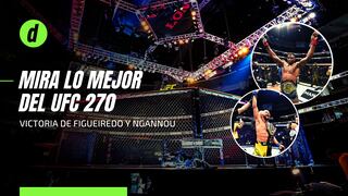 UFC 270: Mira lo mejor del triunfo de Figueiredo y Francis Ngannou