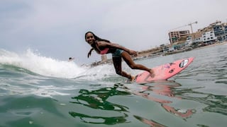De niña a mujer: Mafer, la reina de los mares en longboard apunta a Lima 2019