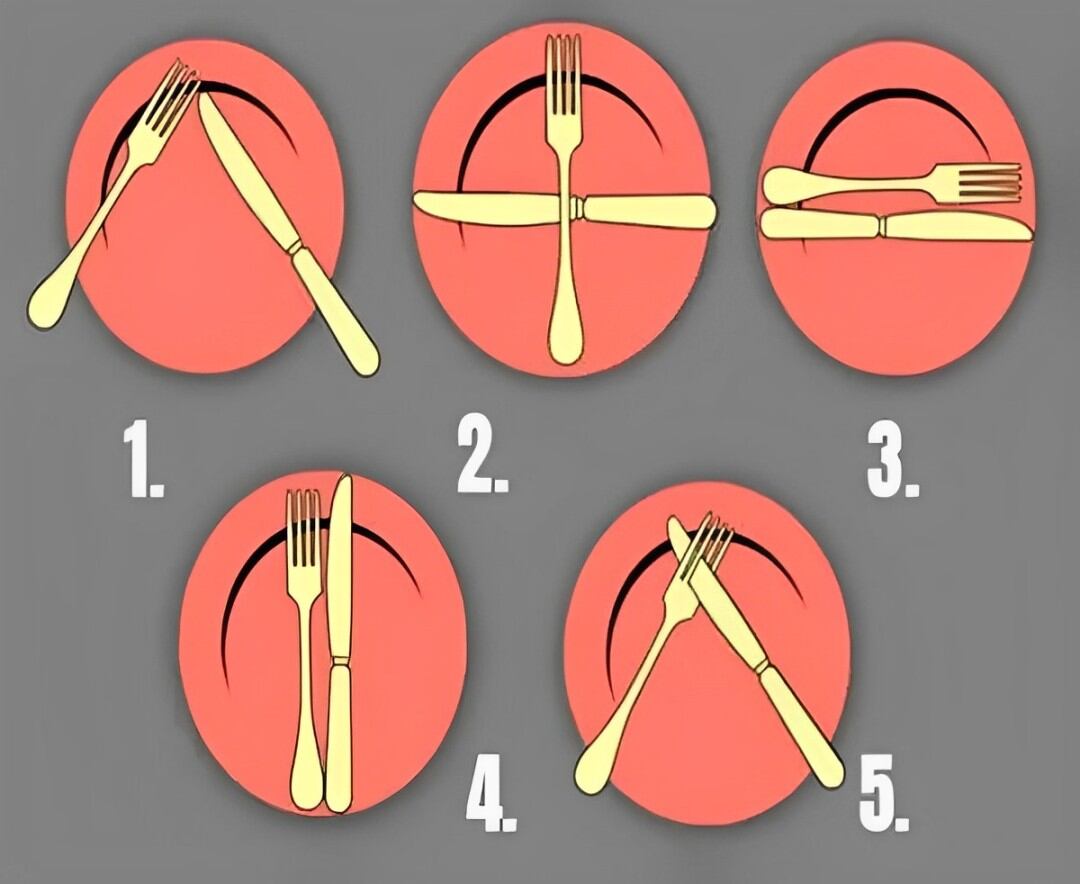 Test visual: según cómo acomodas tus cubiertos sabrás qué tipo de persona eres (Foto: GenialGuru).
