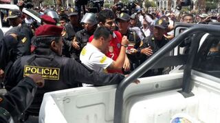 Hinchas de Colo Colo fueron detenidos por causar disturbios en Arequipa