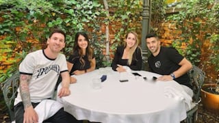Ni en París ni en el avión: Messi está con Suárez, Antonela y ‘Hulk’ [FOTO]