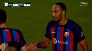 Infló las redes: gol de Aubameyang para el 1-0 de Barcelona vs. Inter Miami [VIDEO]