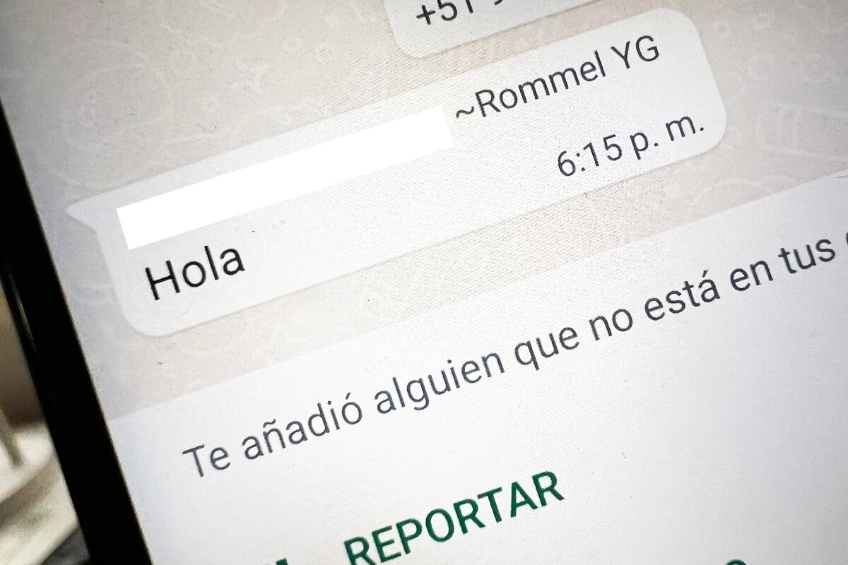 De esta manera podrás visualizar el nombre de tu amigo en WhatsApp. (Foto: MAG - Rommel Yupanqui)