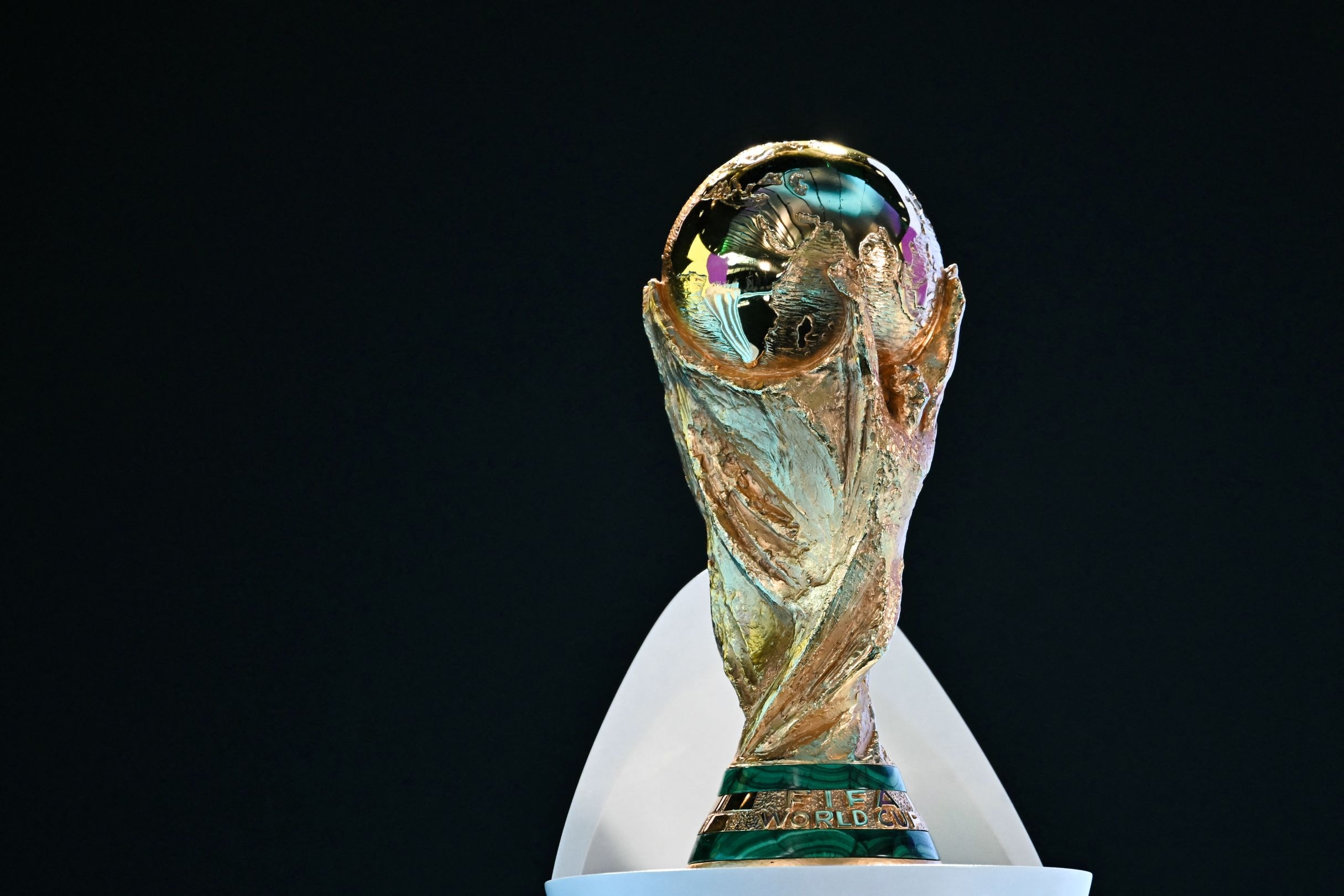 Los tocados por la Copa. (Foto: Fabrice Coffrini / AFP)