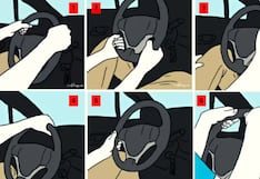 Señala qué posición poseen tus manos al manejar y entérate las opiniones sobre ti