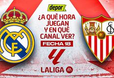 Canal TV Real Madrid vs. Sevilla: a qué hora juegan hoy
