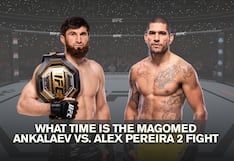 What time is Magomed Ankalaev vs. Alex Pereira 2 tonight? Cagewalks, fight order, streaming, and how to watch UFC 320