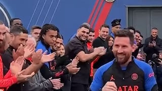 La cara de pocos amigos del hermanito de Mbappé en el pasillo a Lionel Messi [VIDEO]