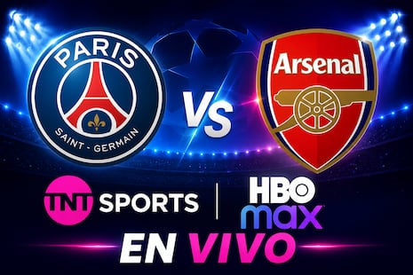 ▷ TNT Sports y HBO Max EN VIVO por Internet — sigue ahora juego PSG vs. Arsenal en Fútbol TV y Online en México
