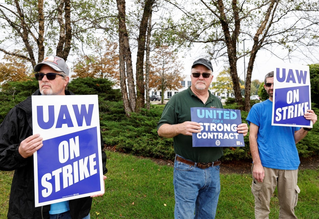Una huelga del sector automotriz se ha producido en los Estados Unidos (Foto: AFP)