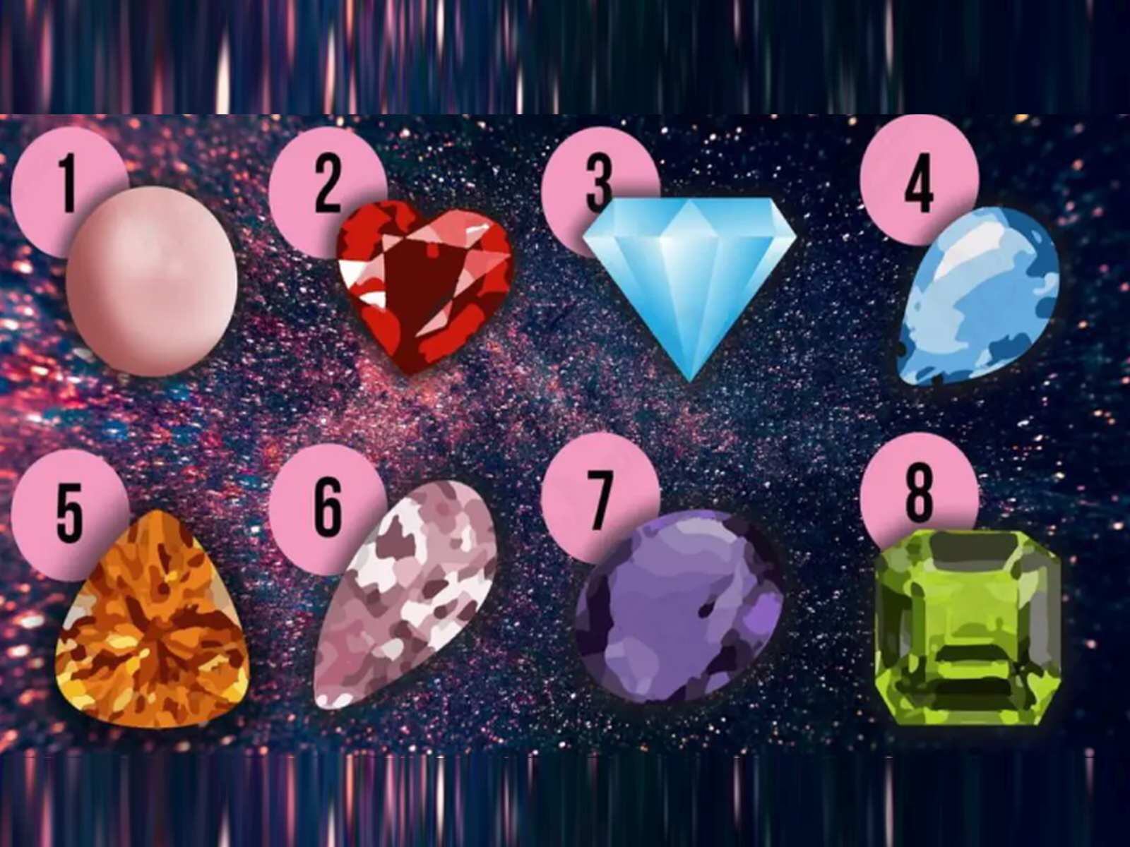 TEST VISUAL | Esta imagen te muestra ocho piedras preciosas. Debes escoger una. (Foto: namastest.net)