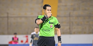 Jordi Espinoza fue el árbitro principal del partido entre FC Cajamarca vs. Sport Huancayo. (Foto: CONAR)