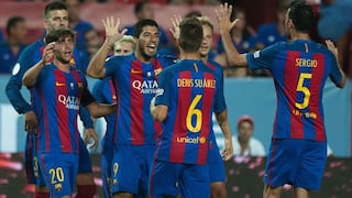 Barcelona derrotó 2-0 al Sevilla por partido de ida en Supercopa de España
