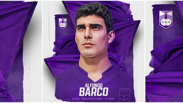 ¡Es oficial! Alfonso Barco fue anunciado como nuevo refuerzo de Defensor Sporting