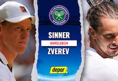 Jannik Sinner vs. Alexander Zverev EN VIVO vía ESPN y Disney Plus: ver transmisión por final de Wimbledon