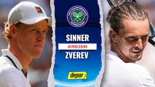 Jannik Sinner vs. Alexander Zverev EN VIVO vía ESPN y Disney Plus: ver transmisión por final de Wimbledon