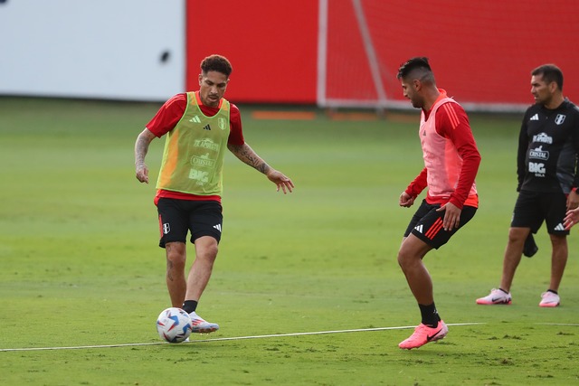 Nuevo día de trabajos en la Selección Peruana. (Foto: Jesús Saucedo / GEC)