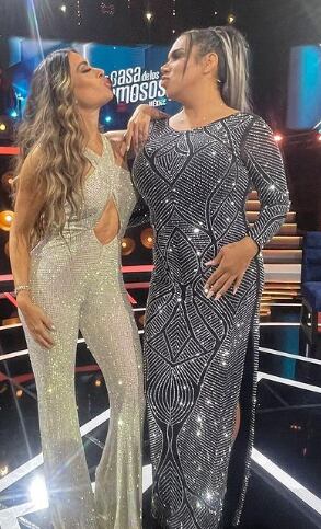 De visita por la televisión (Foto: Kimberly La Más Preciosa / Instagram)