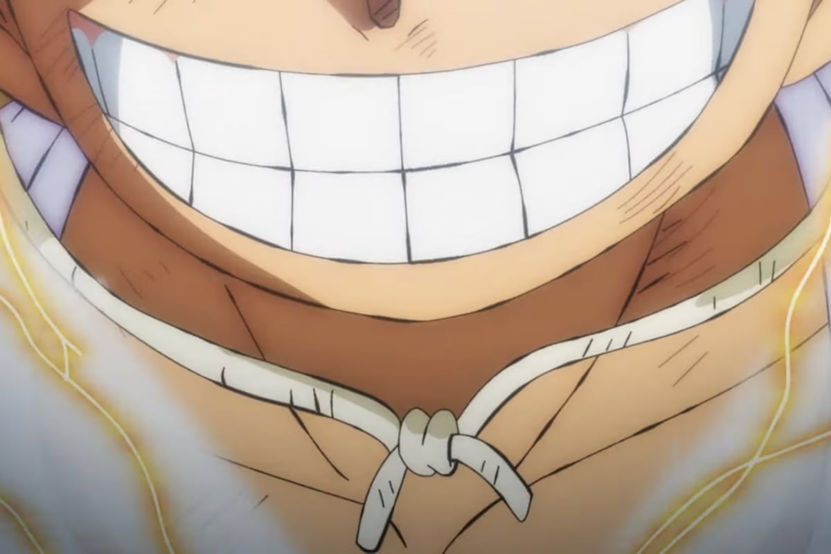 El Gear 5 de Luffy en una escena del capítulo 1071 del anime de "One Piece" (Foto: Toei Animation)