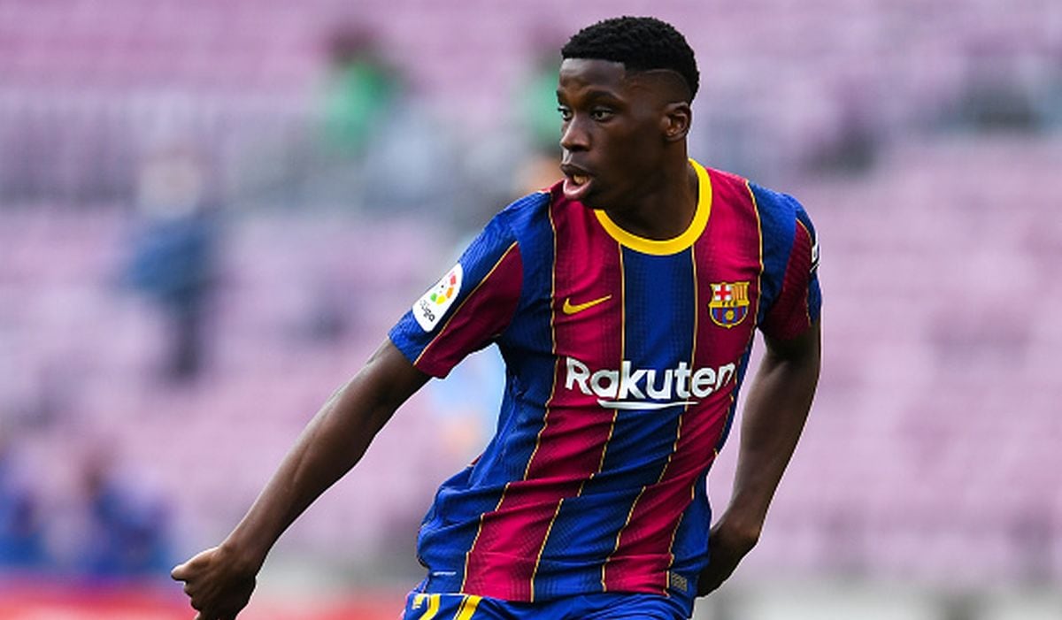 Ilaix Moriba fue separado del Barcelona tras no renovar su contrato con el club (Foto: Getty Images).