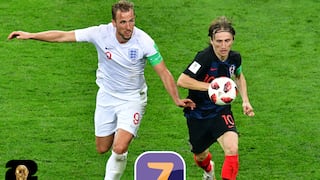 TV Azteca Siete (Canal 7) transmitió el partido Inglaterra 4-2 Croacia por el Mundial 2026