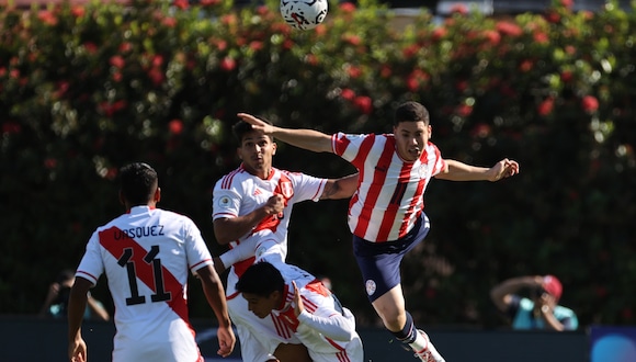Perú vs. Paraguay se enfrentan por el Preolímpico 2024. (Foto: Conmebol)